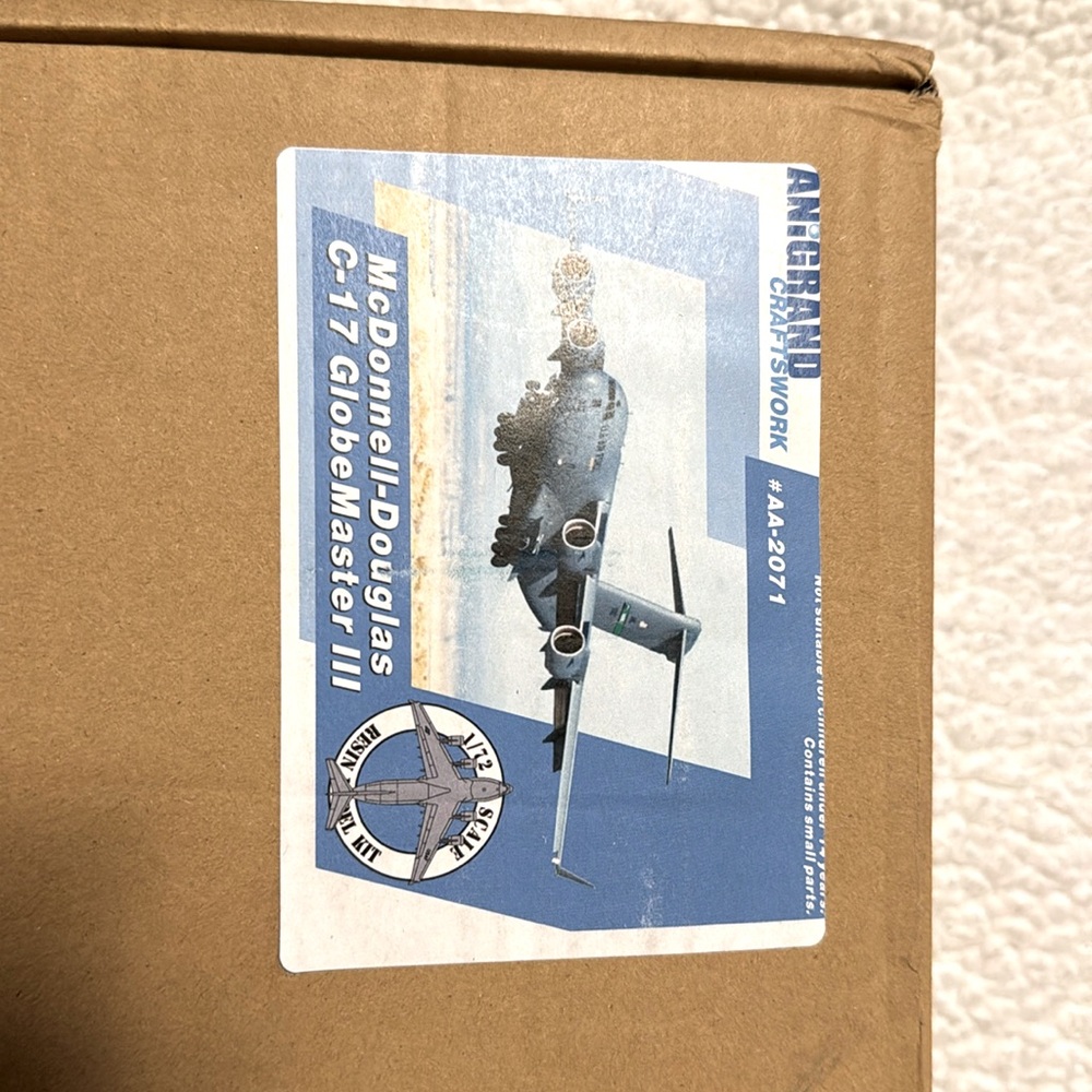 C-17 model airplane kit..
